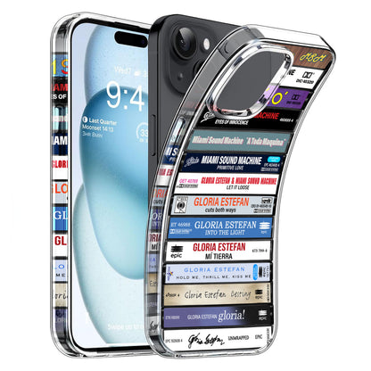 Miami Sound Machine Albums Cassette Collection Retro Phone Case