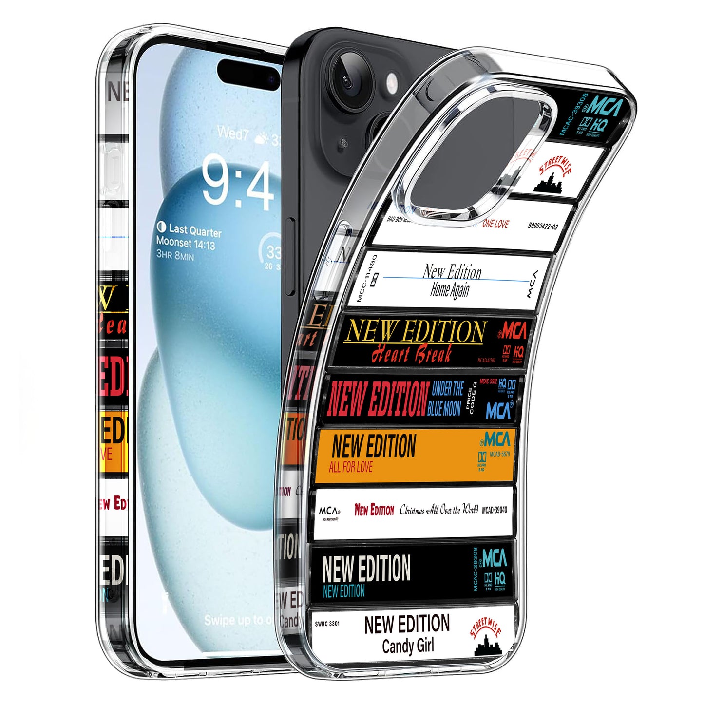 New Edition Albums Cassette Collection Retro Phone Case