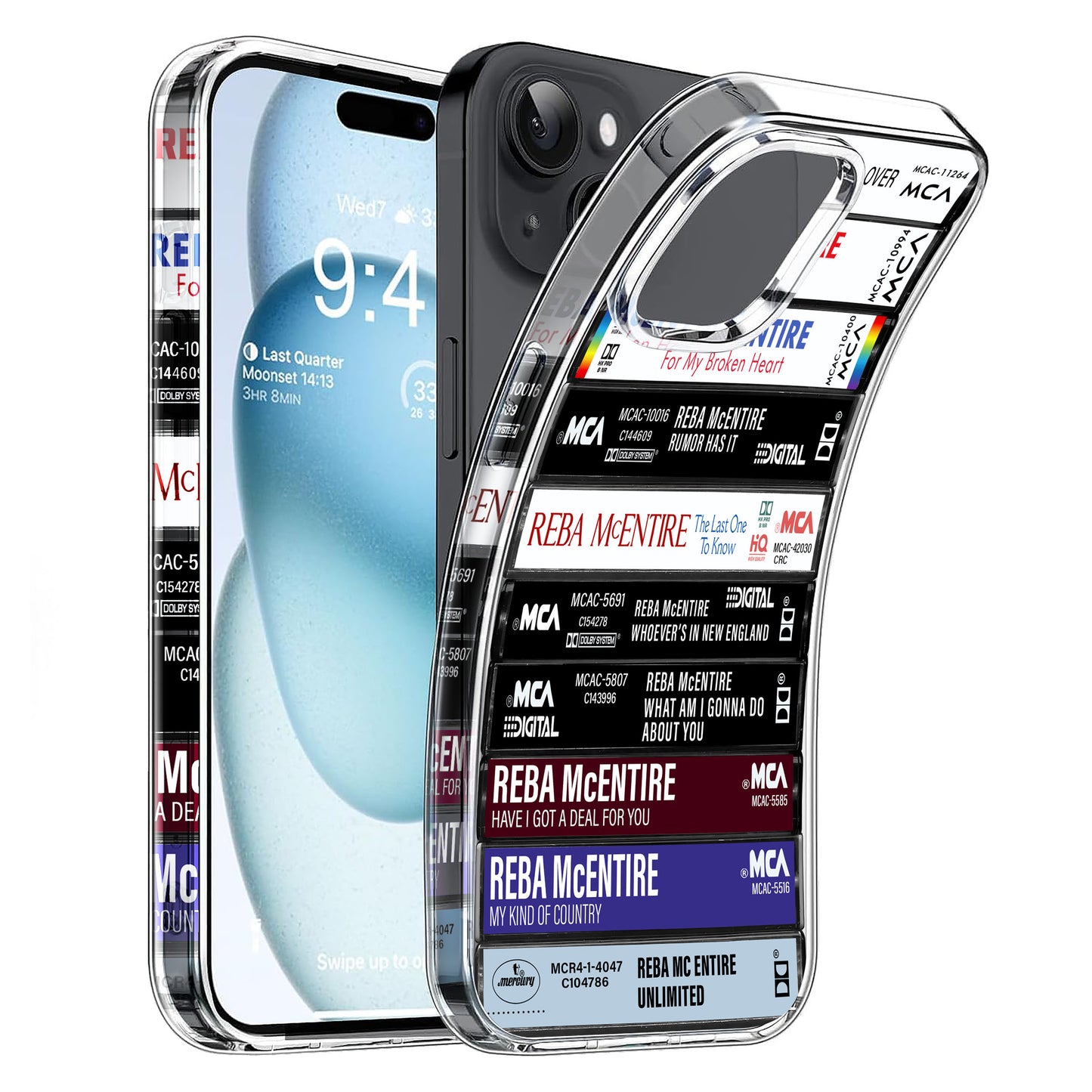 Reba McEntire Albums Cassette Collection Retro Phone Case