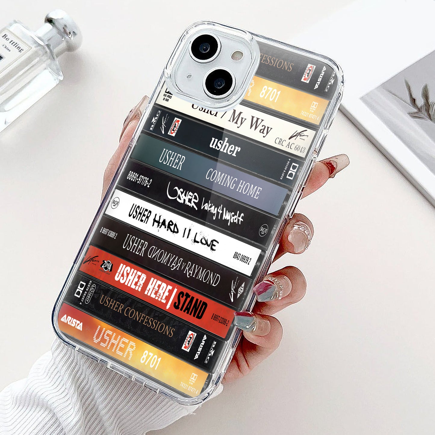 Usher Albums Cassette Collection Retro Phone Case