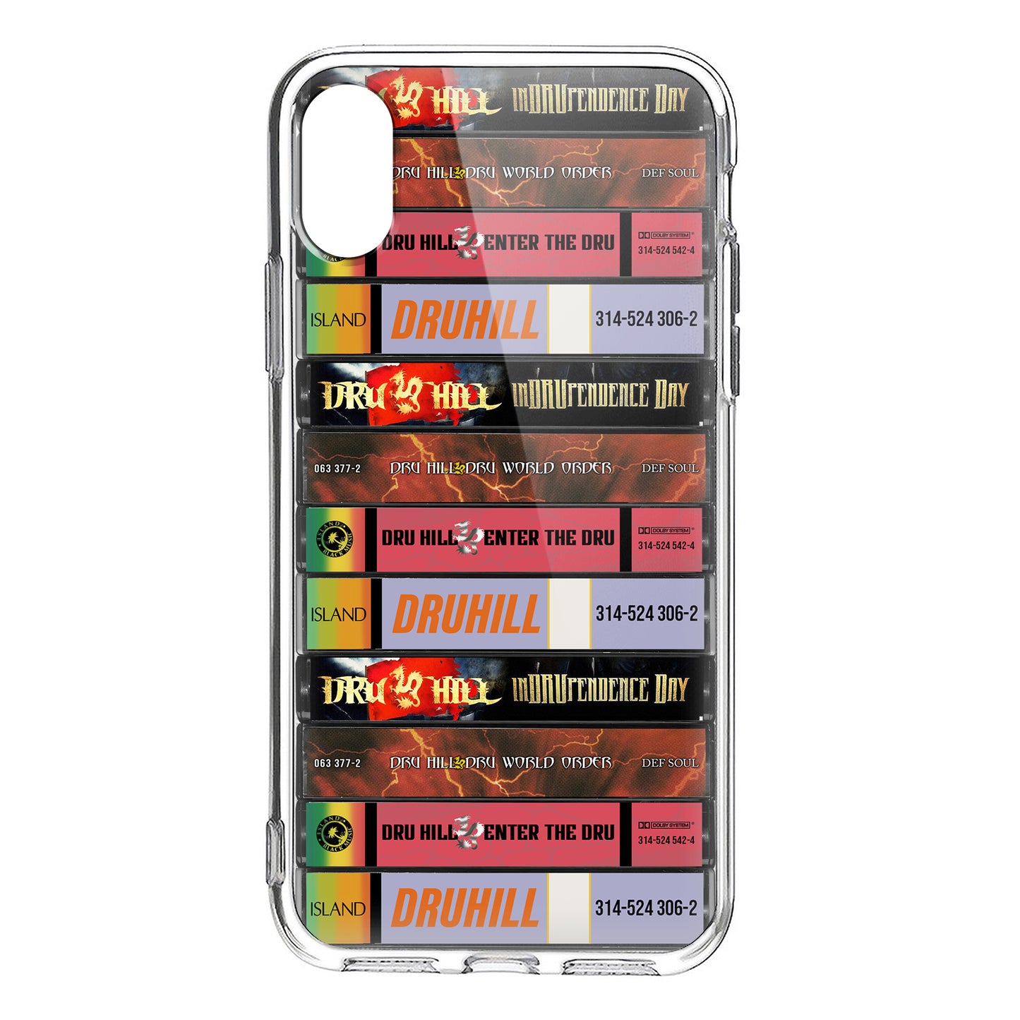 Dru Hill Albums Cassette Collection Retro Phone Case