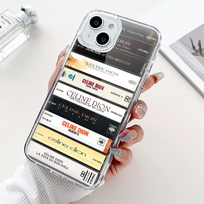 C��line Dion Albums Cassette Collection Retro Phone Case