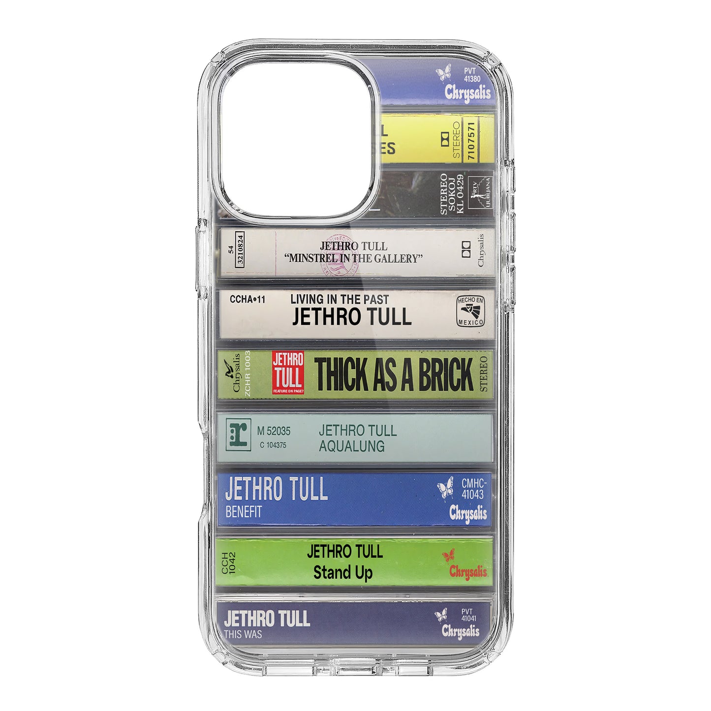Jethro Tull Albums Cassette Collection Retro Phone Case