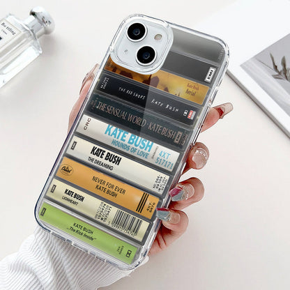 Kate Bush Albums Cassette Collection Retro Phone Case