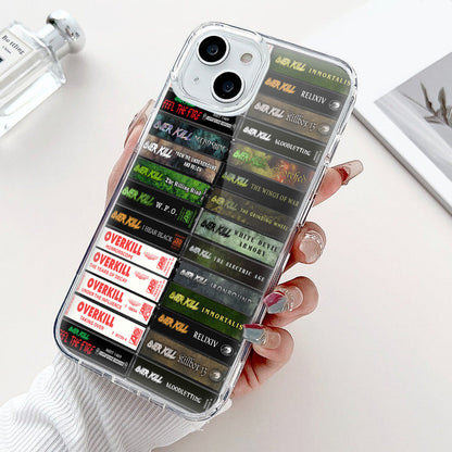 Overkill Albums Cassette Collection Retro Phone Case