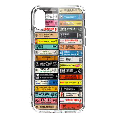 70s Classic Music Albums Cassette Collection Retro Phone Case