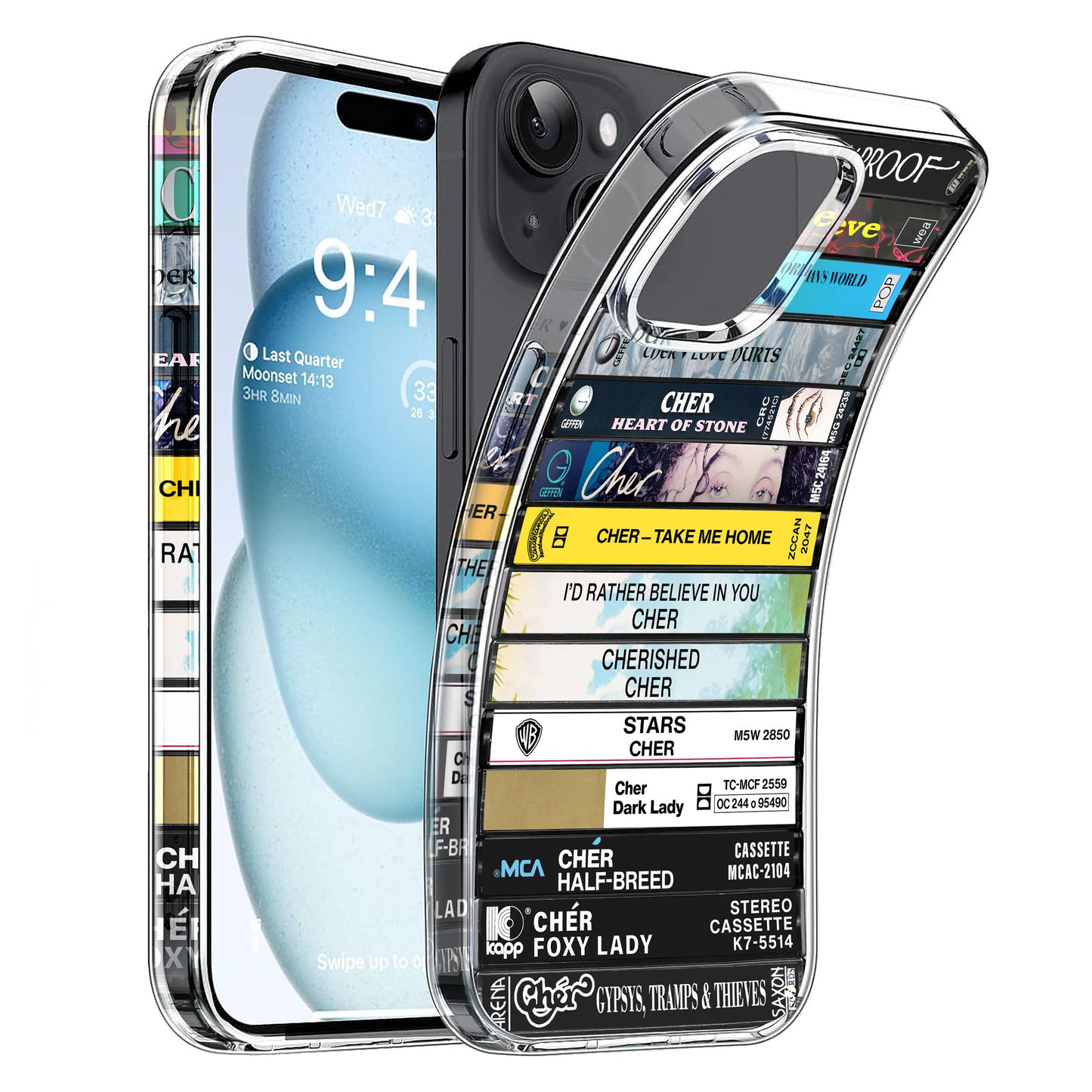 Cher Albums Cassette Collection Retro Phone Case