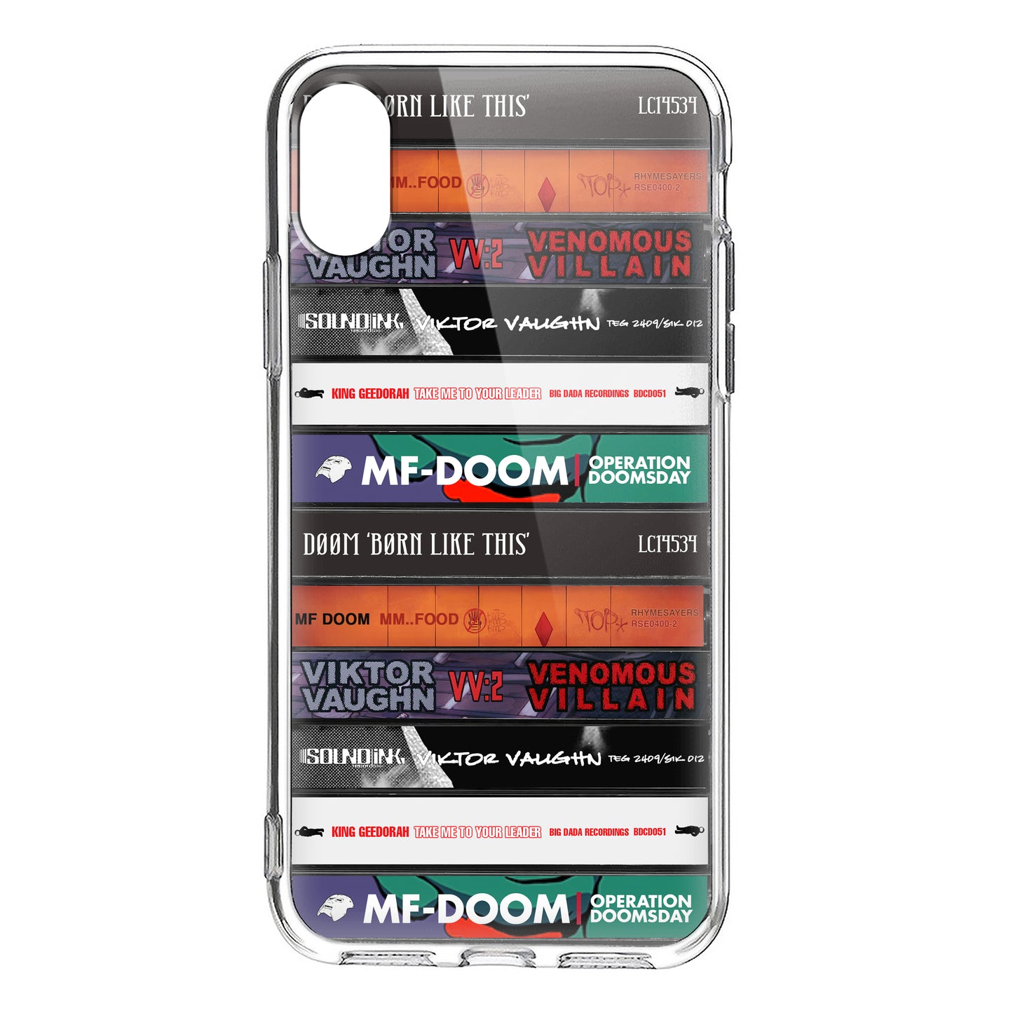 MF Doom Albums Cassette Collection Retro Phone Case