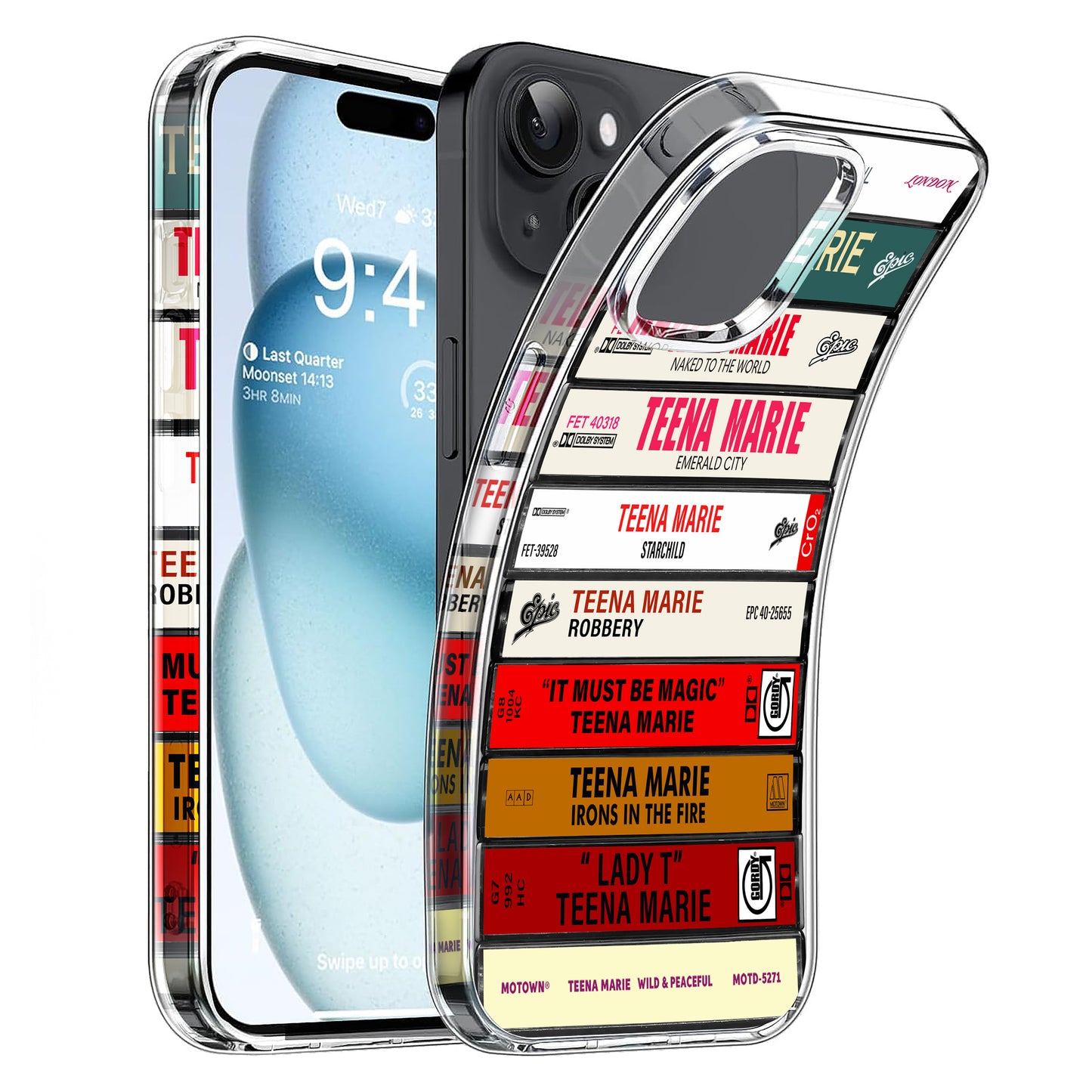 Teena Marie Albums Cassette Collection Retro Phone Case