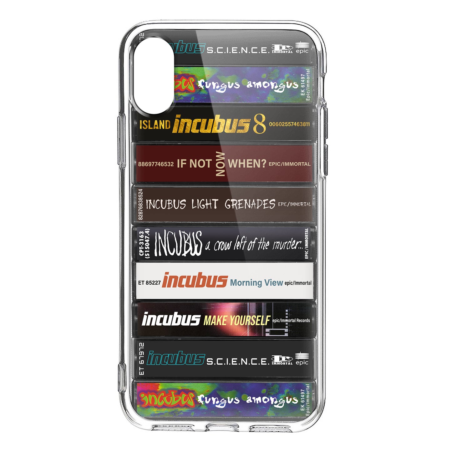 Incubus Albums Cassette Collection Retro Phone Case
