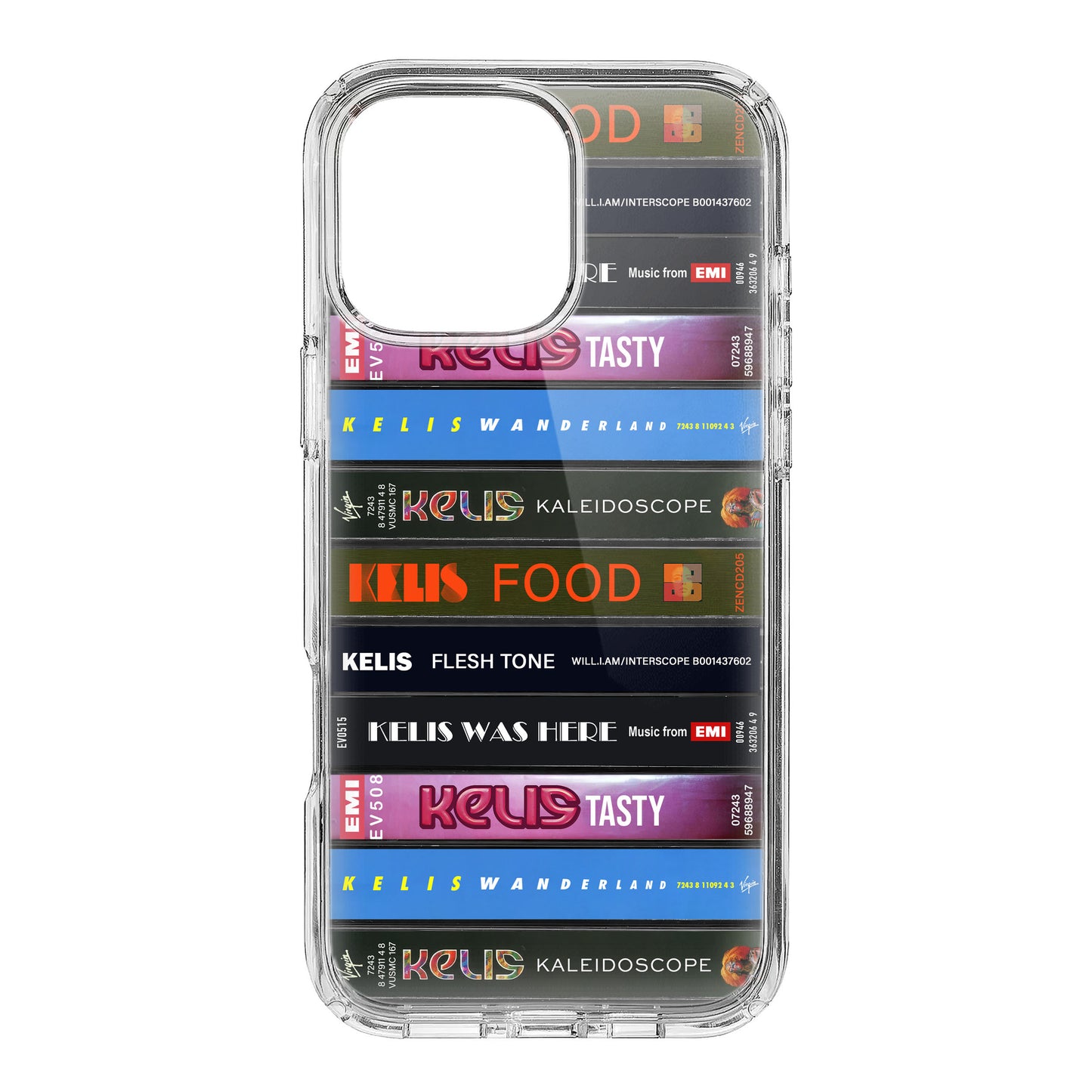Kelis Albums Cassette Collection Retro Phone Case
