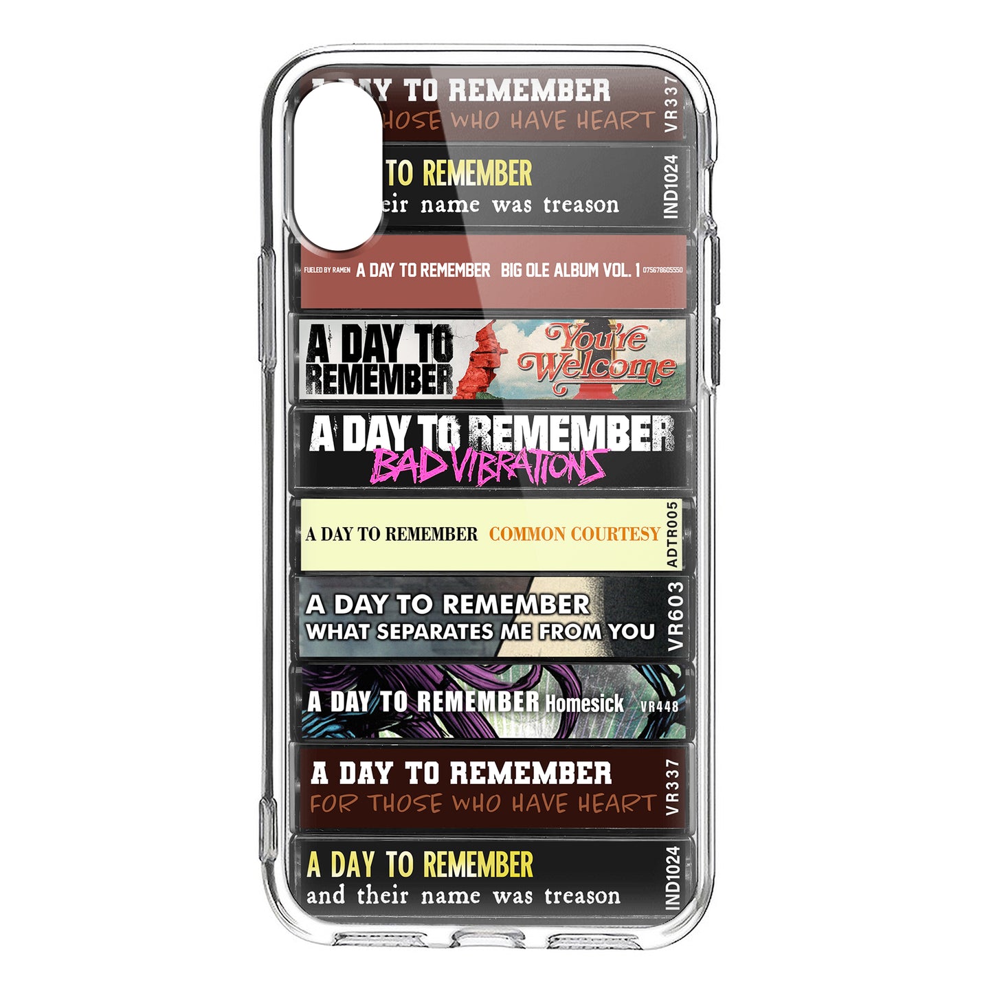 A Day to Remember Albums Cassette Collection Retro Phone Case