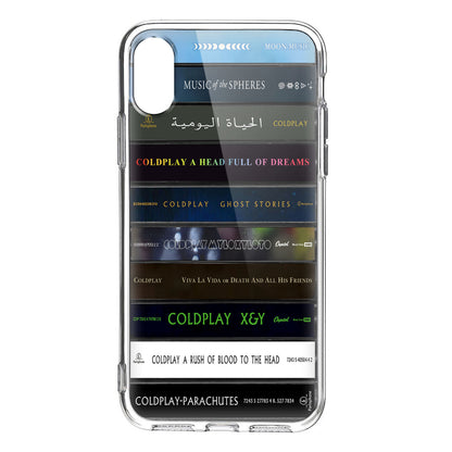 Coldplay Albums Cassette Collection Retro Phone Case