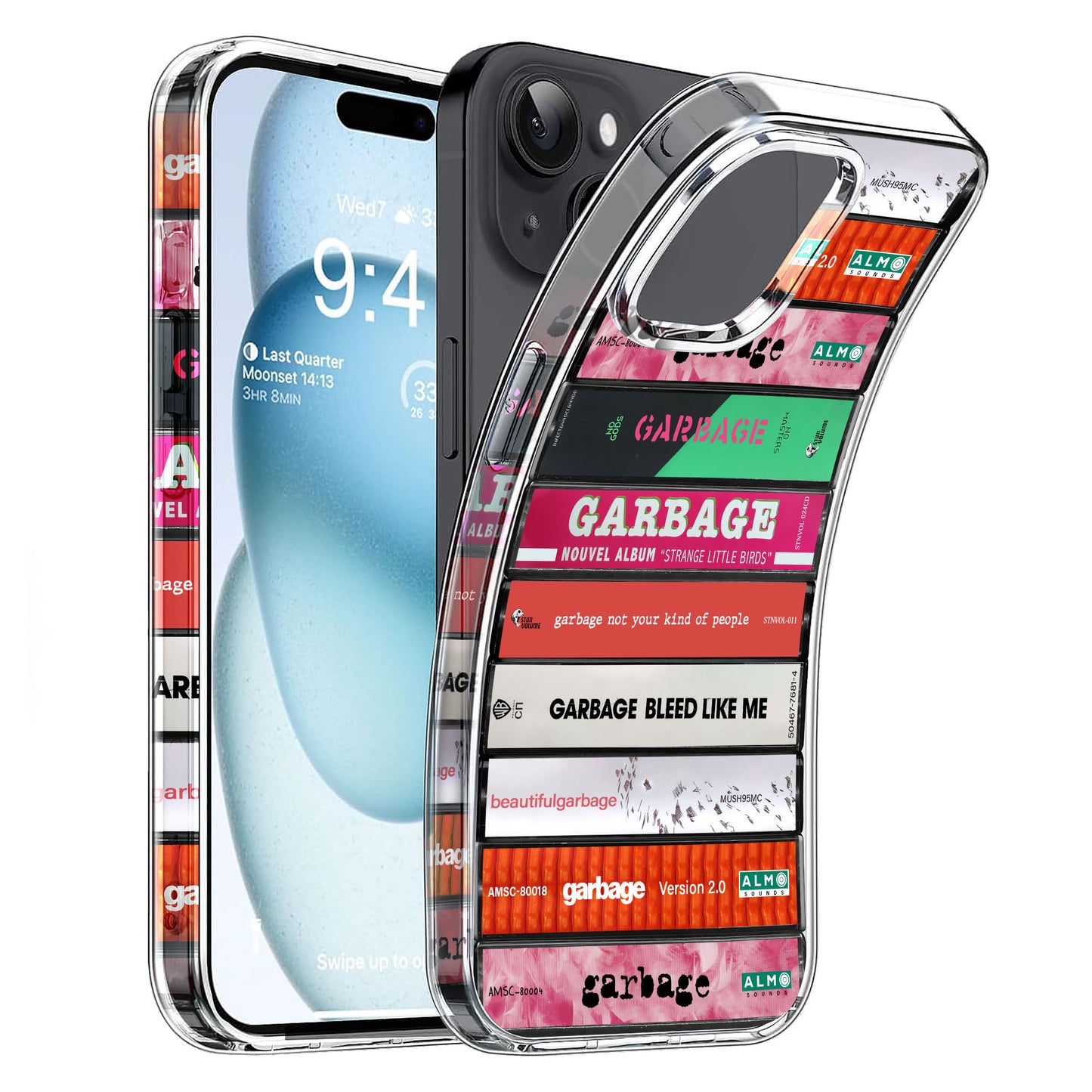 Garbage Albums Cassette Collection Retro Phone Case