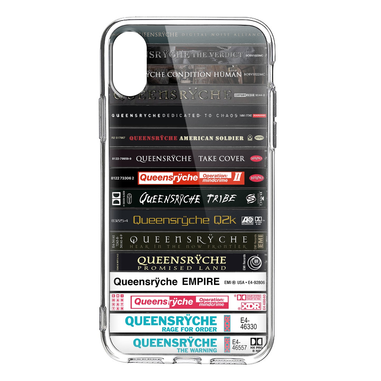 Queensryche Albums Cassette Collection Retro Magsafe Phone Case