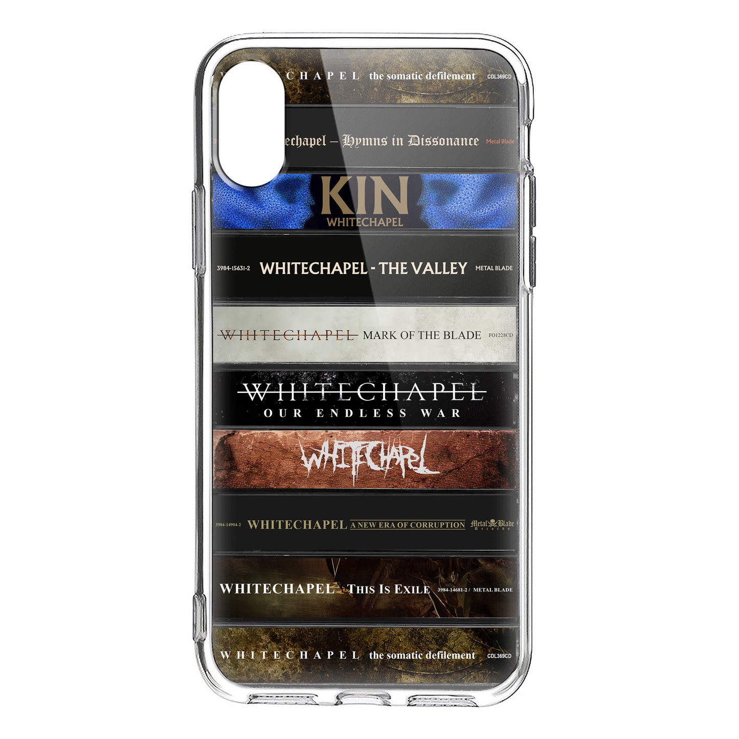 Whitechapel Albums Cassette Collection Retro Phone Case