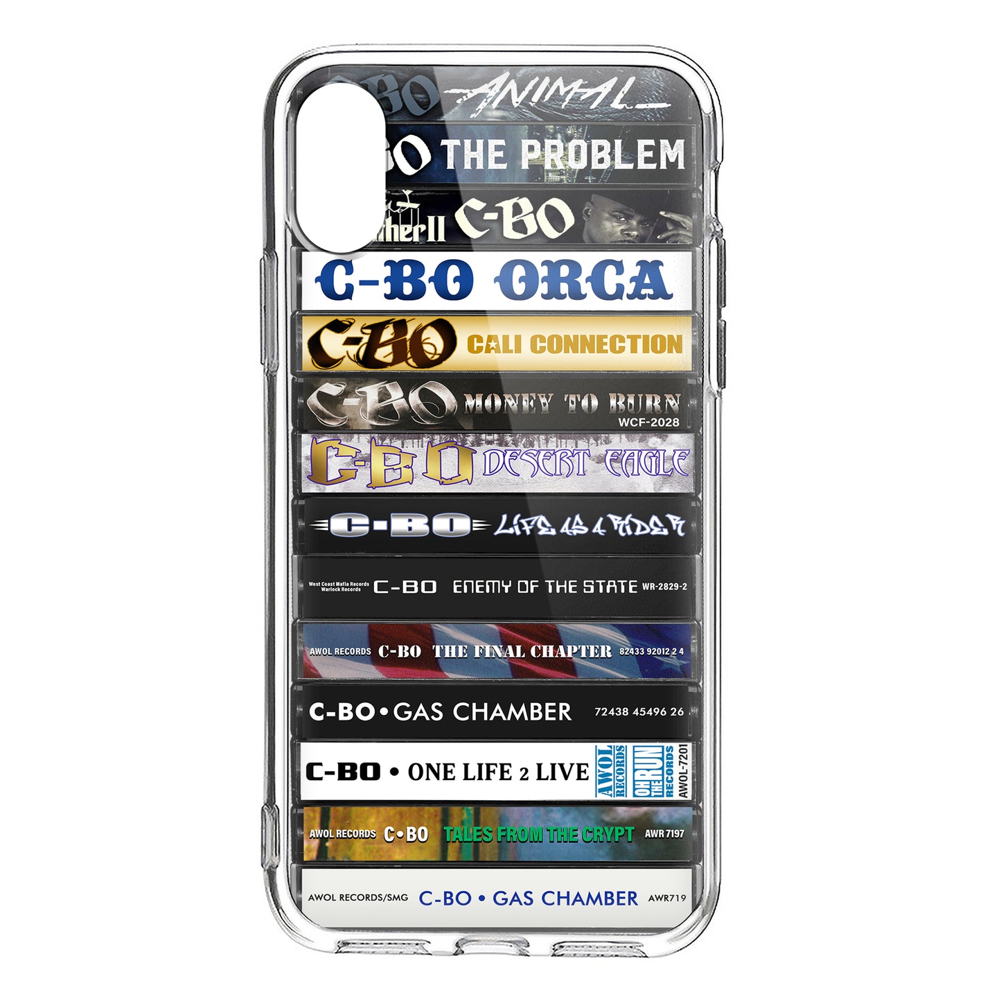 C-Bo Albums Cassette Collection Retro Phone Case