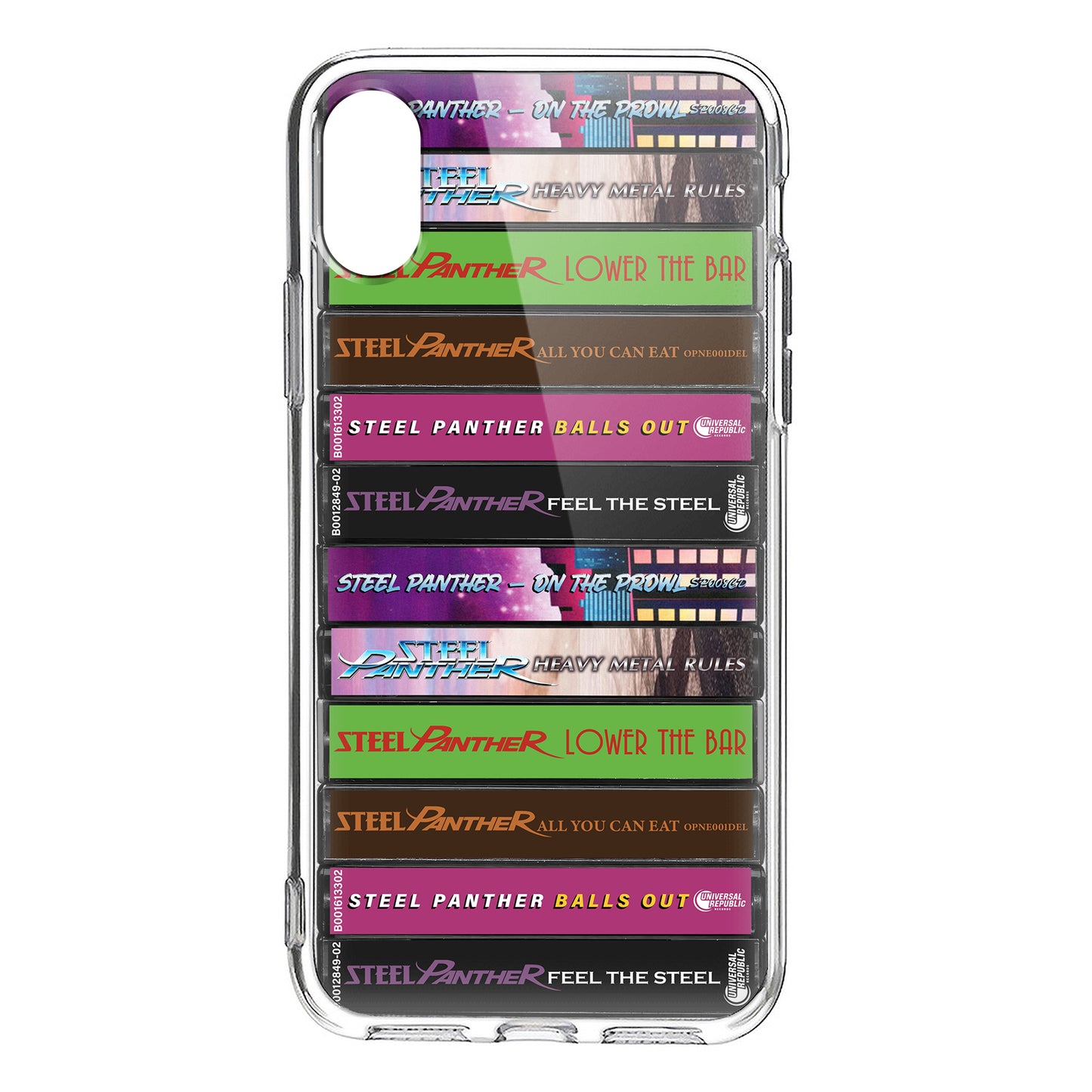 Steel Panther Albums Cassette Collection Retro Phone Case