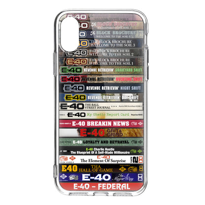 E-40 Albums Cassette Collection Retro Phone Case