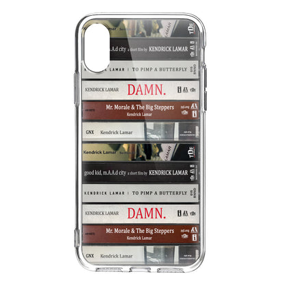 Kendrick Lamar Albums Cassette Collection Retro Phone Case