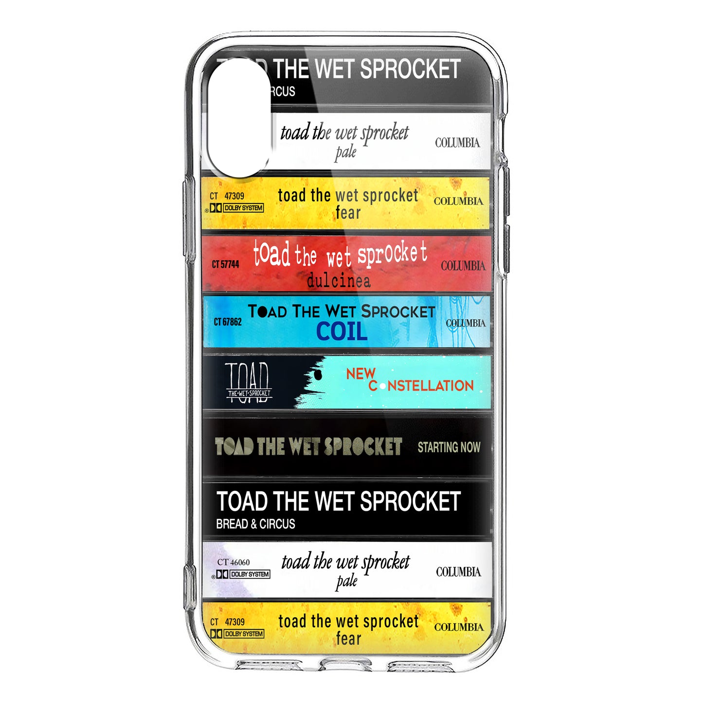 Toad the Wet Sprocket Albums Cassette Collection Retro Phone Case