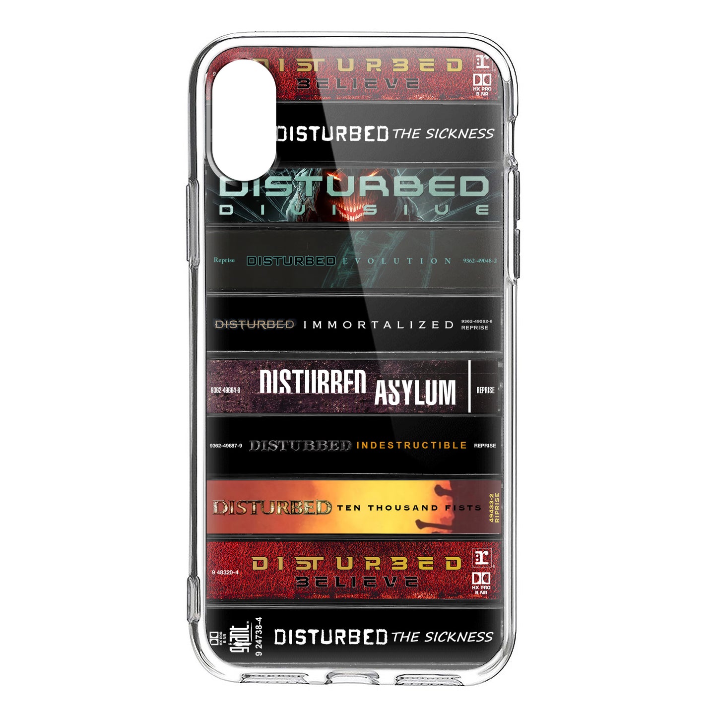 Disturbed Albums Cassette Collection Retro Phone Case