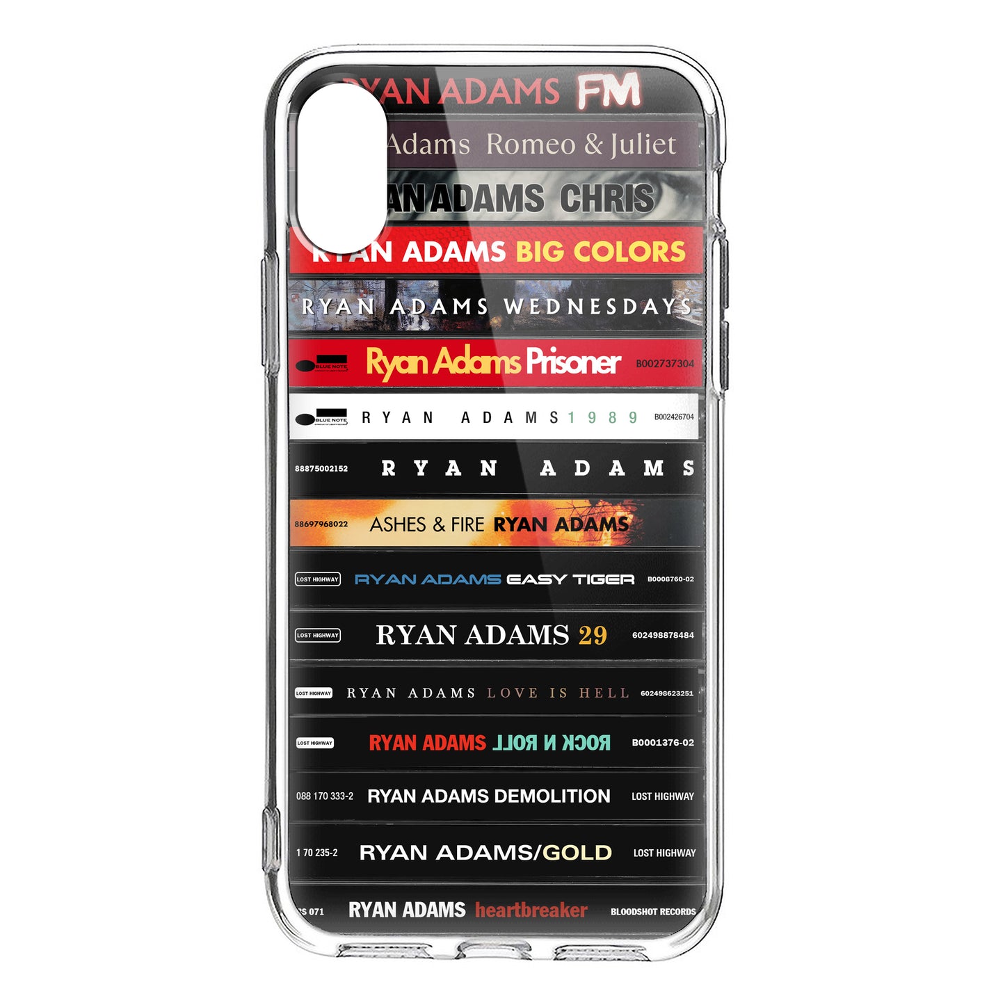 Ryan Adams Albums Cassette Collection Retro Phone Case