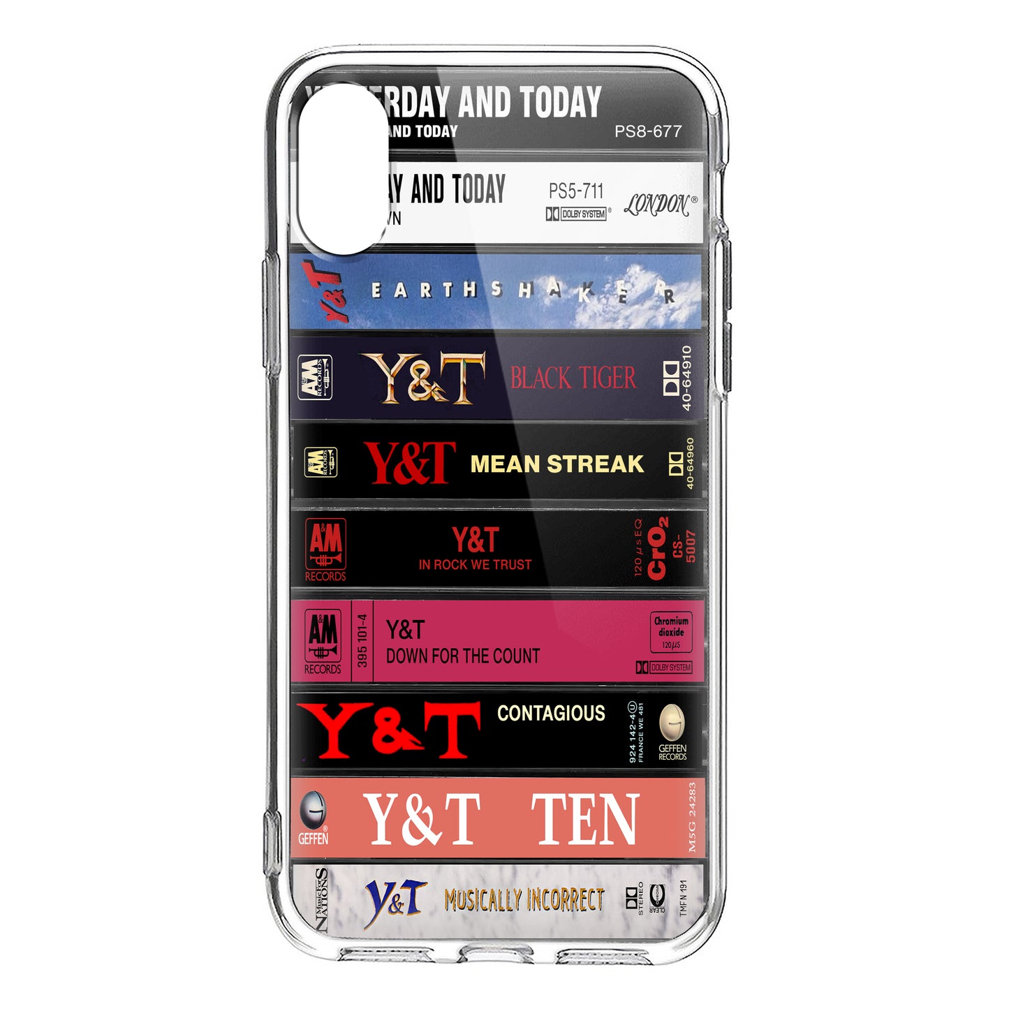 Y&T Albums Cassette Collection Retro Phone Case