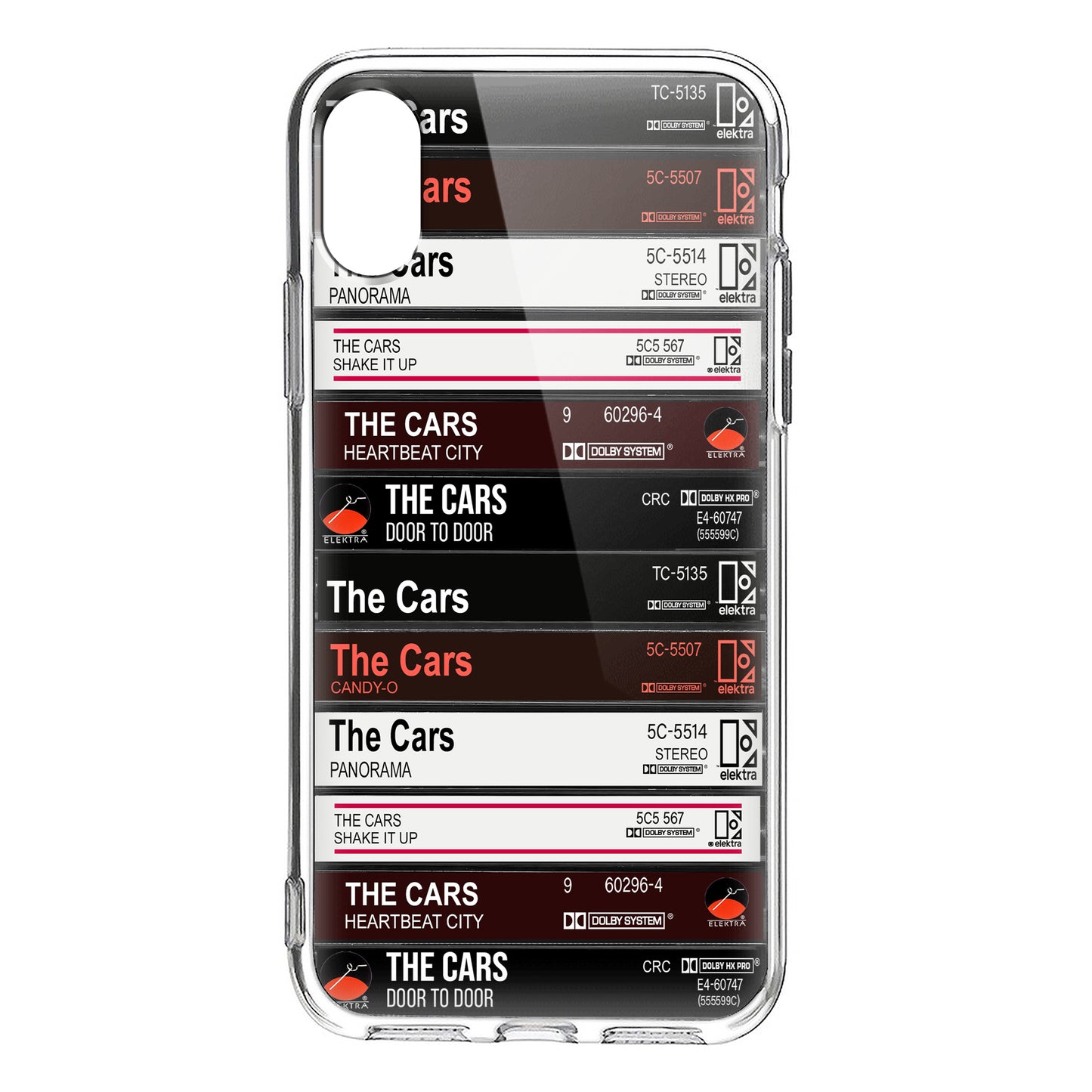 The Cars Albums Cassette Collection Retro Phone Case
