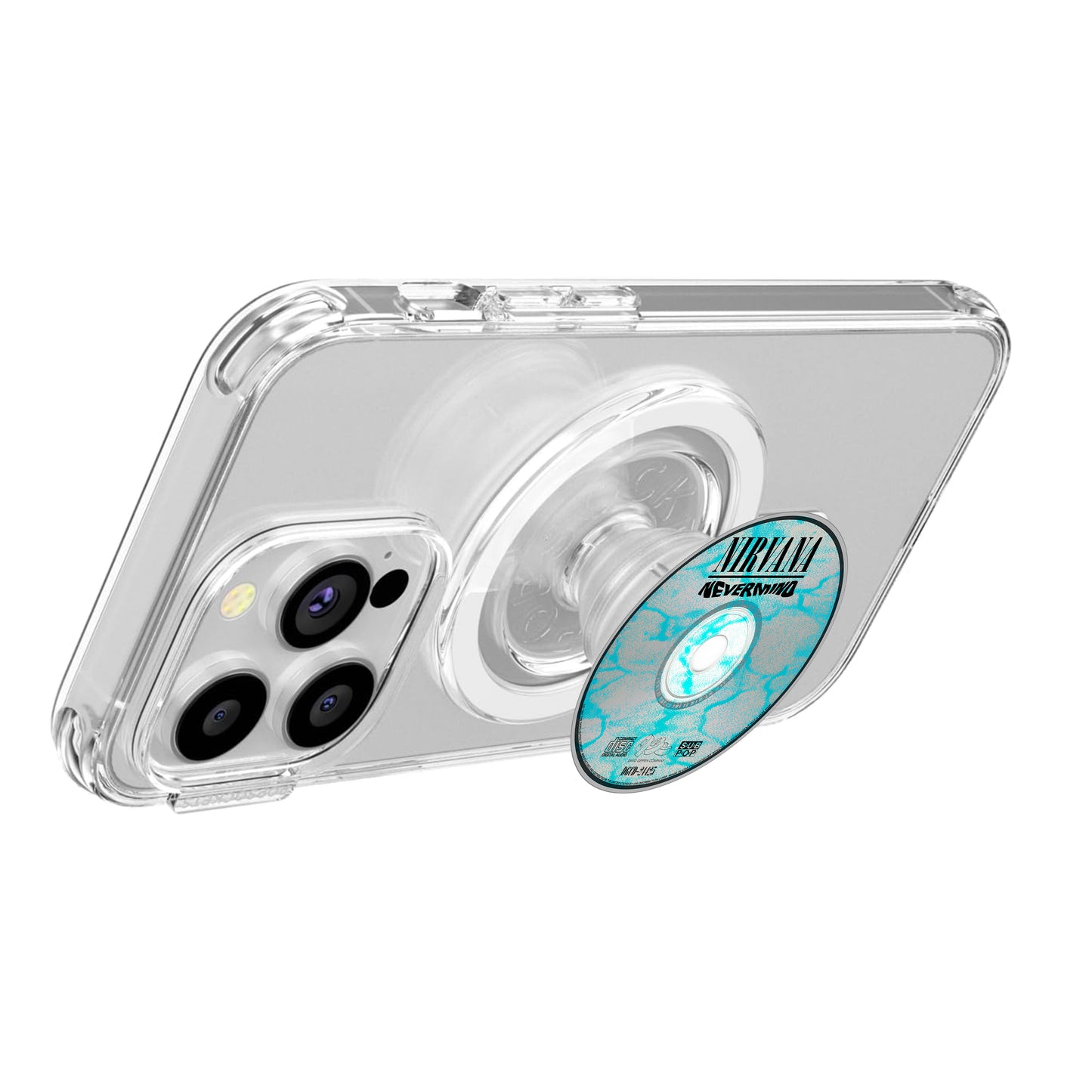 Nevermind CD Magnetic Phone Grip - Nirvana