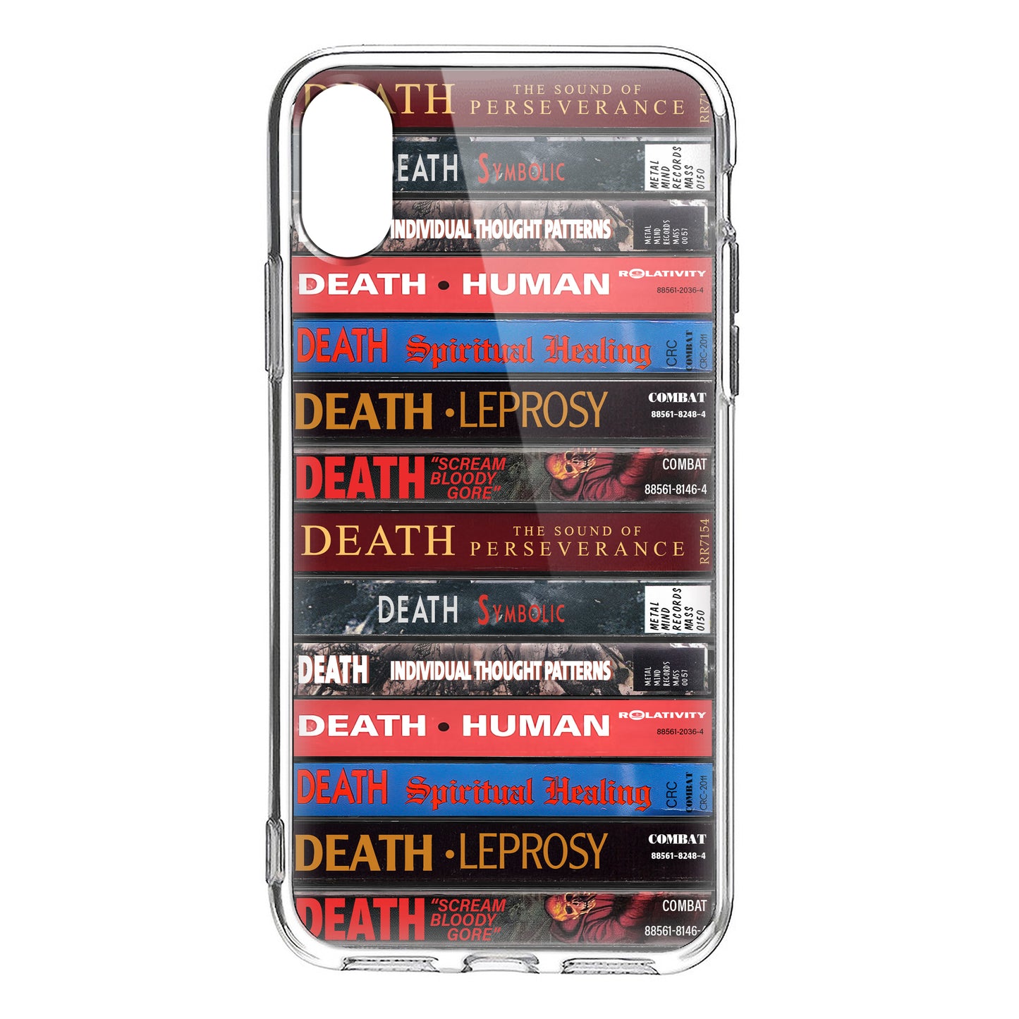 Death Albums Cassette Collection Retro Phone Case