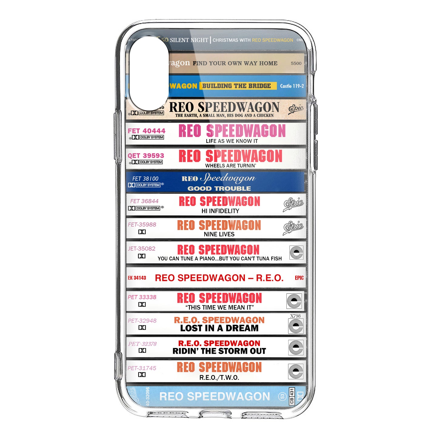REO Speedwagon Albums Cassette Collection Retro Phone Case
