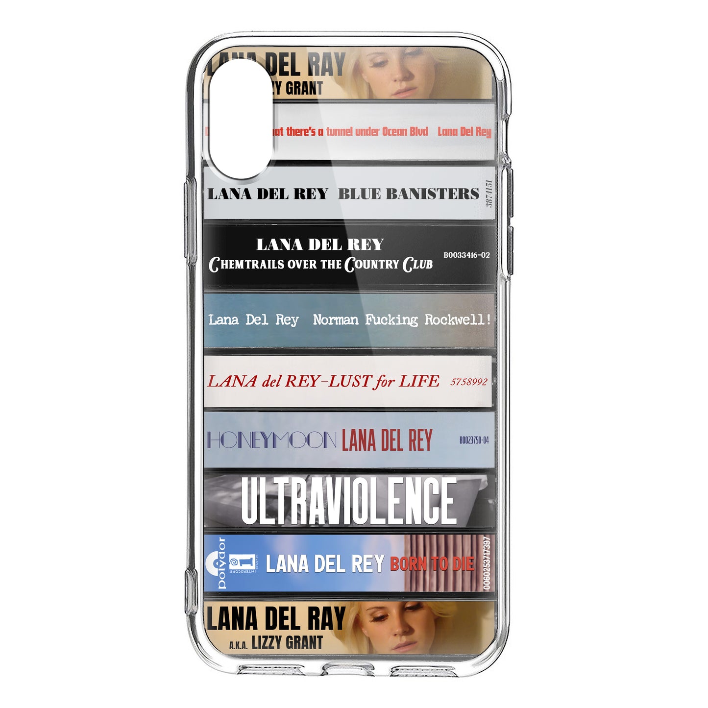 Lana Del Rey Albums Cassette Collection Retro Phone Case