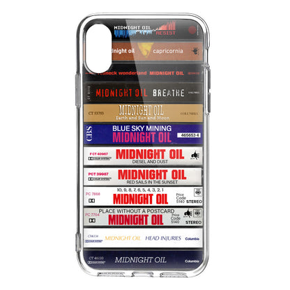 Midnight Oil Albums Cassette Collection Retro Phone Case