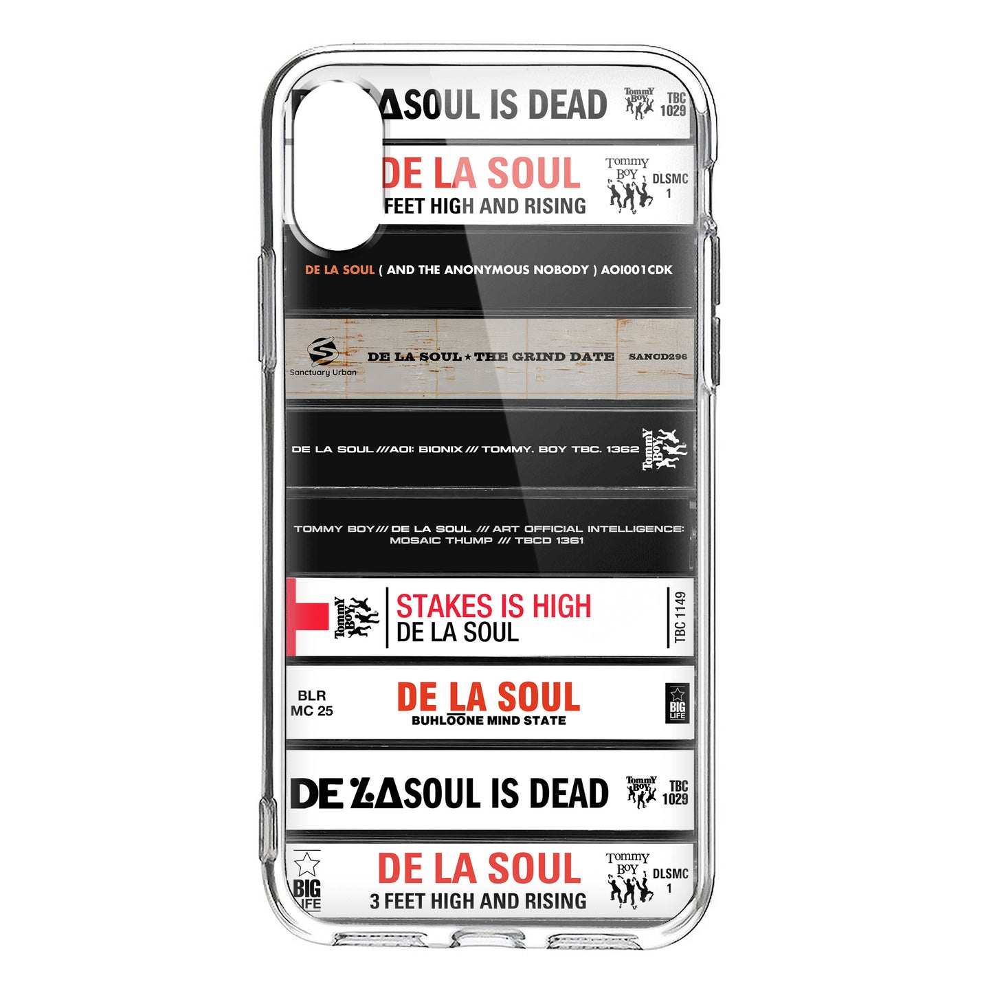 De La Soul Albums Cassette Collection Retro Phone Case