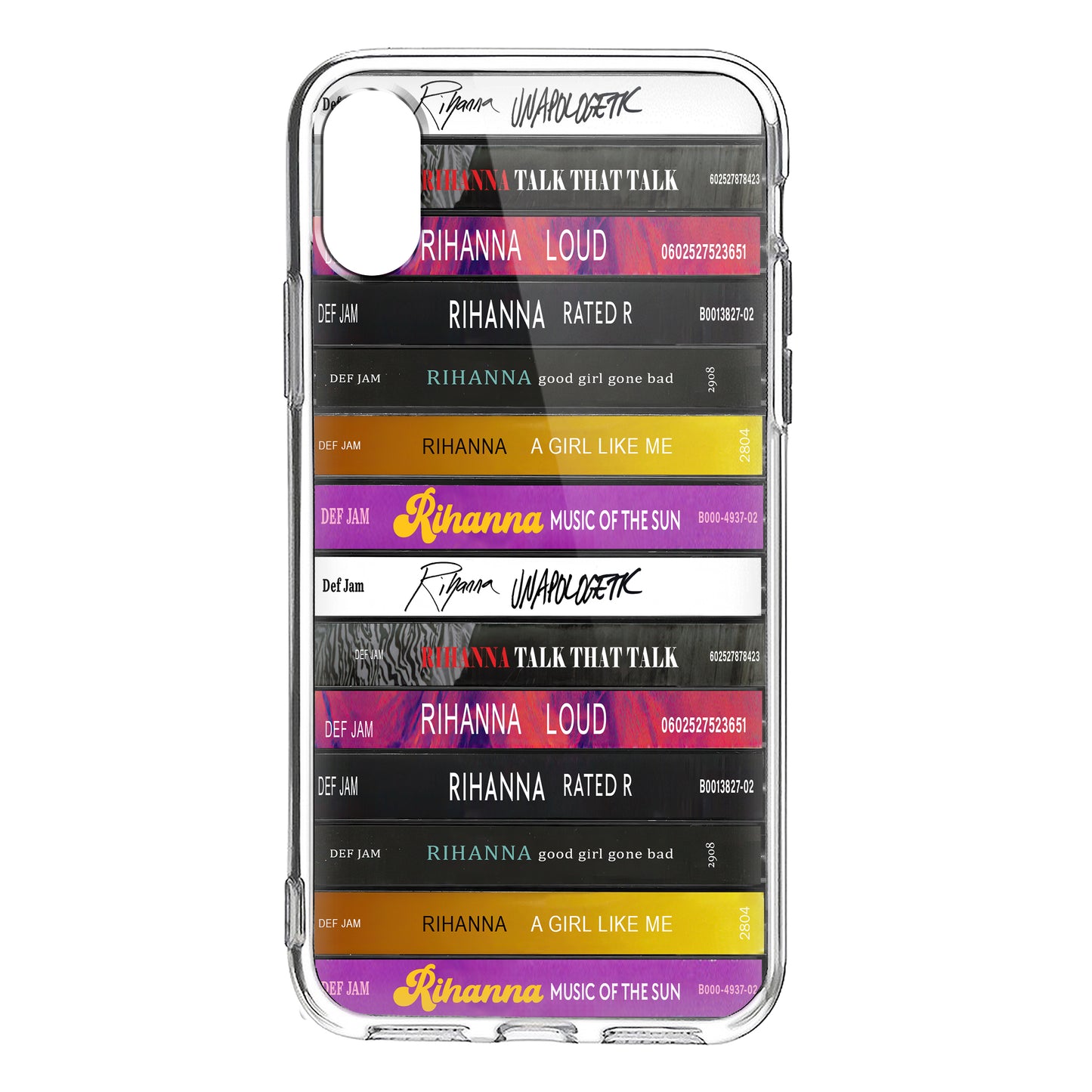 Rihanna Albums Cassette Collection Retro Phone Case