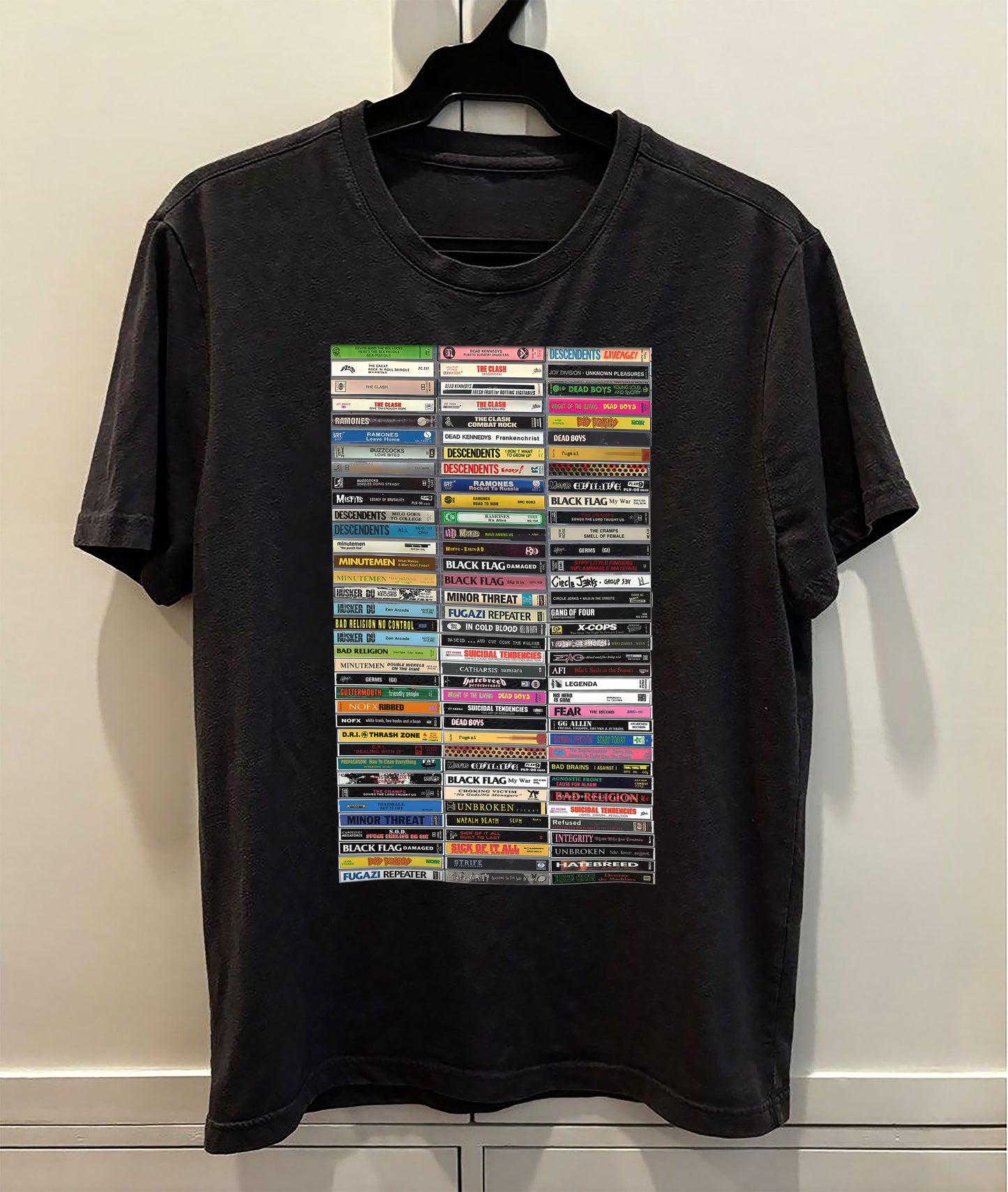 Classic Punk Rock Albums Cassette Retro Collection Premium Unisex T-Shirt