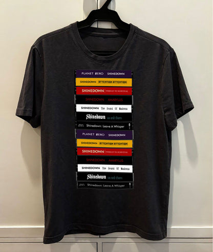 Shinedown Albums Cassette Retro Collection Premium Unisex T-Shirt