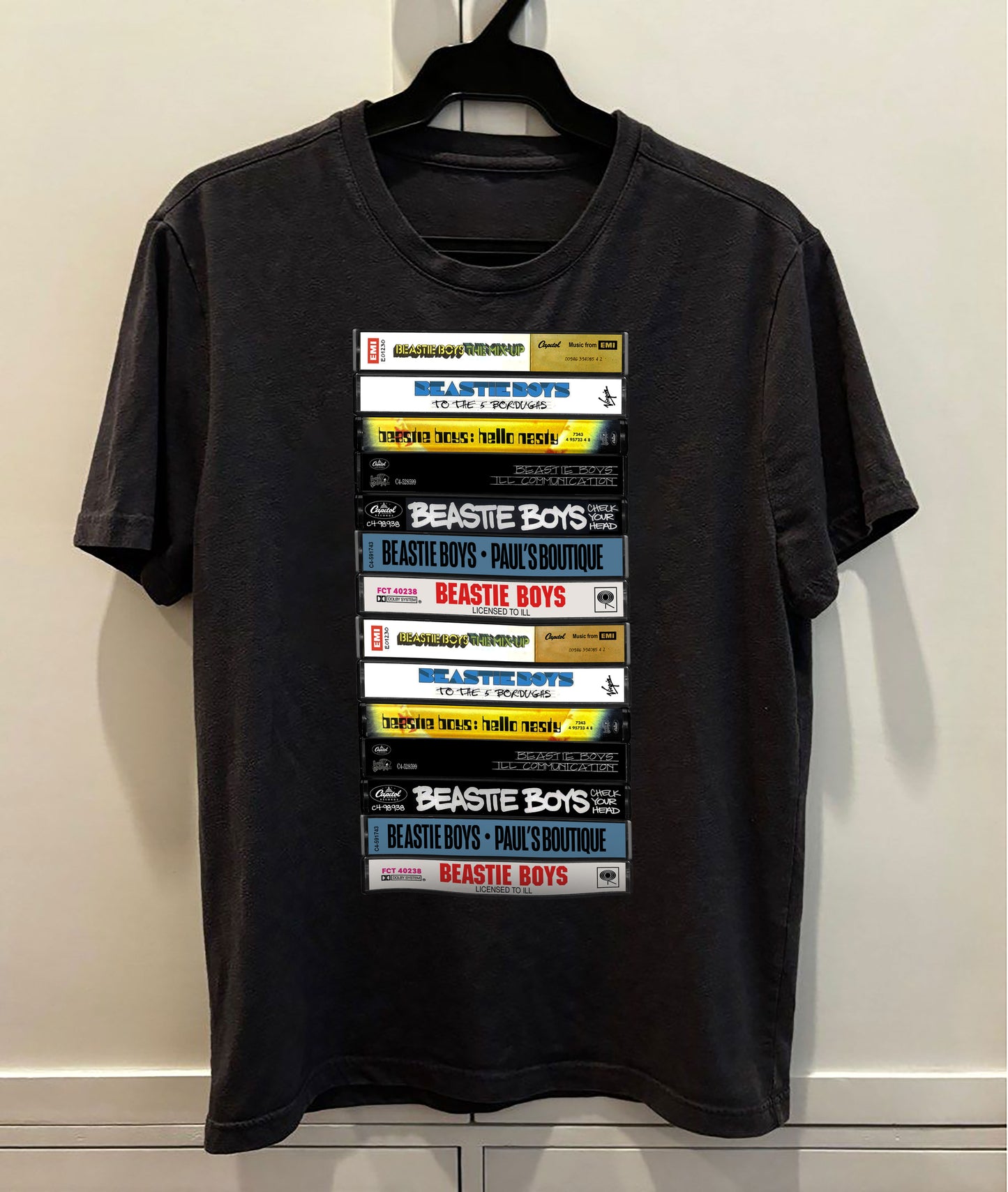 Beastie Boys Albums Cassette Retro Collection Premium Unisex T-Shirt