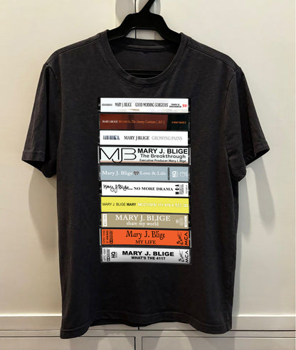 Mary J. Blige Albums Cassette Collection Retro Collection Premium Unisex T-Shirt