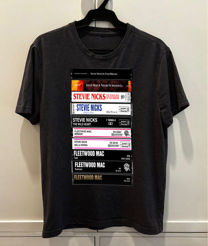 Stevie Nicks Albums Cassette Retro Collection Premium Unisex T-Shirt