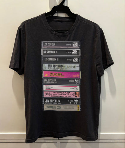 Led Zeppelin Albums Cassette Retro Collection Premium Unisex T-Shirt