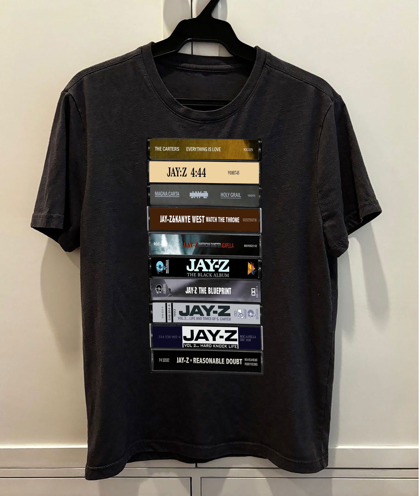 JayZ Albums Cassette Retro Collection Premium Unisex T-Shirt
