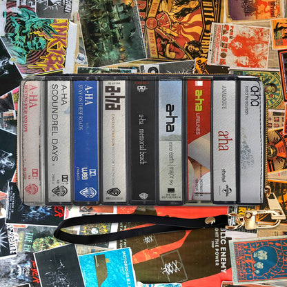 A-ha Albums Cassette Vintage Leather Long Wallet