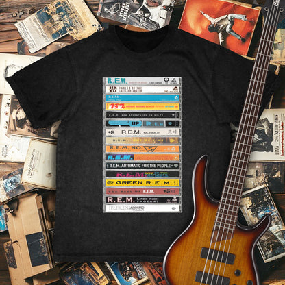 R.E.M Albums Cassette Retro Collection Premium Unisex T-Shirt