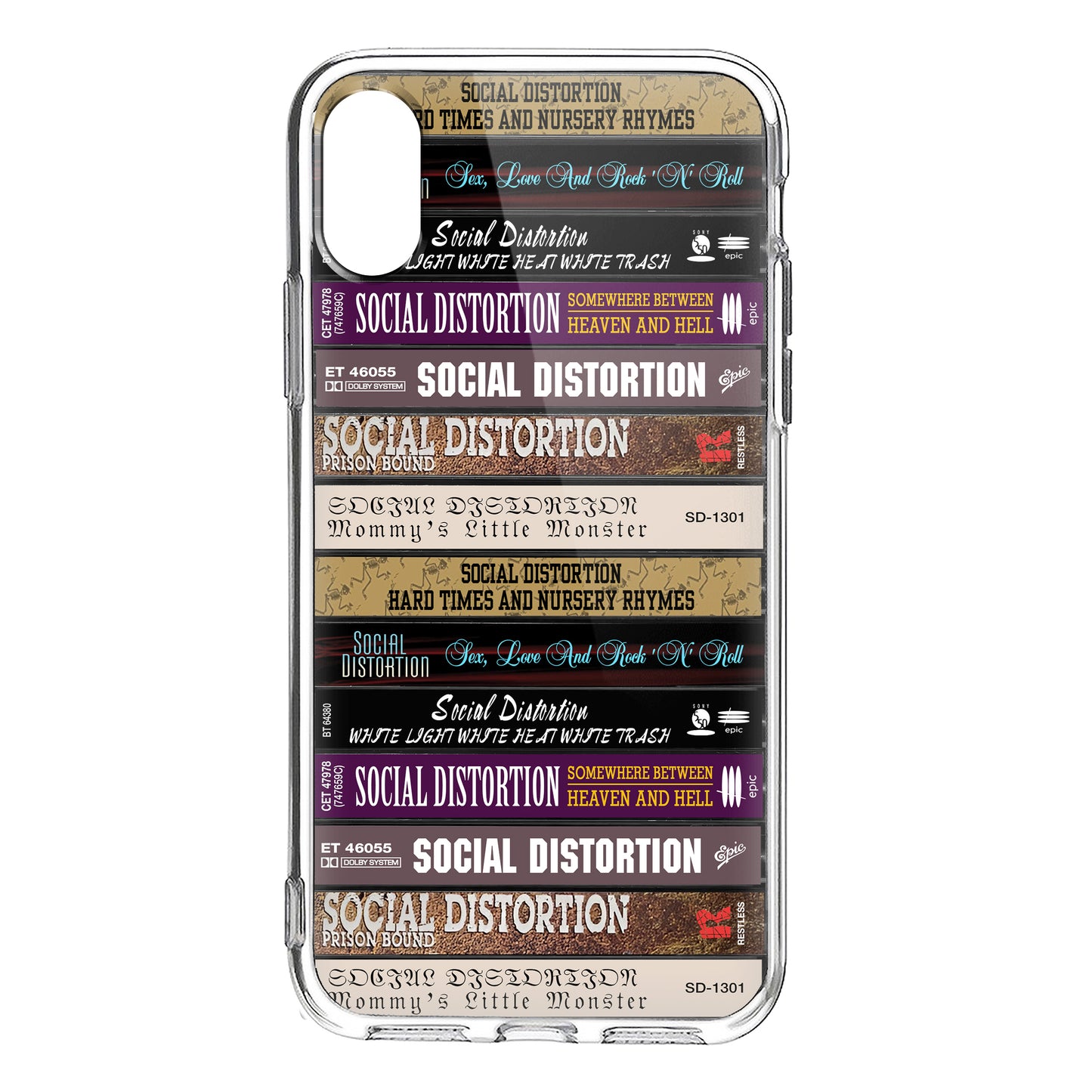 Social Distortion Albums Cassette Collection Retro Phone Case