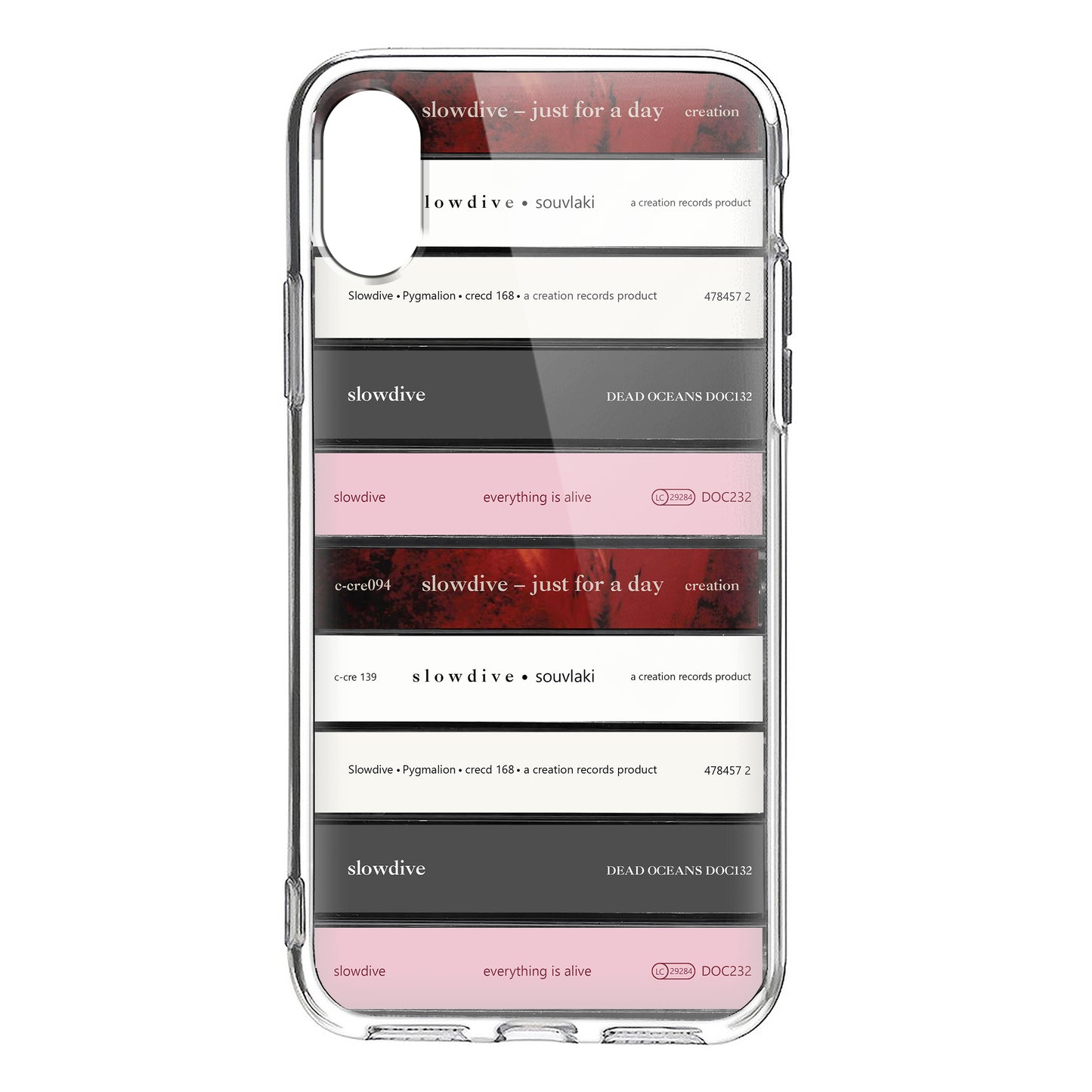 Slowdive Albums Cassette Collection Retro Phone Case