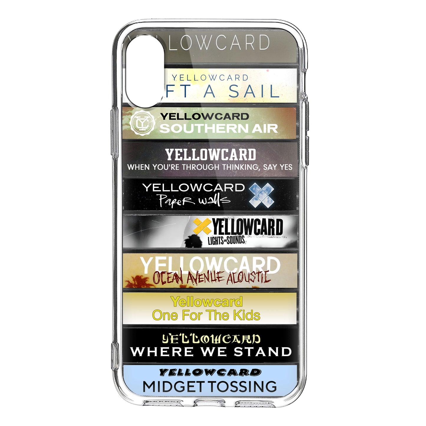 Yellowcard Albums Cassette Collection Retro Phone Case