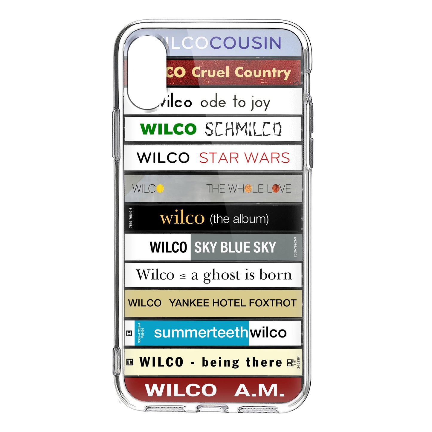 Wilco Albums Cassette Collection Retro Phone Case