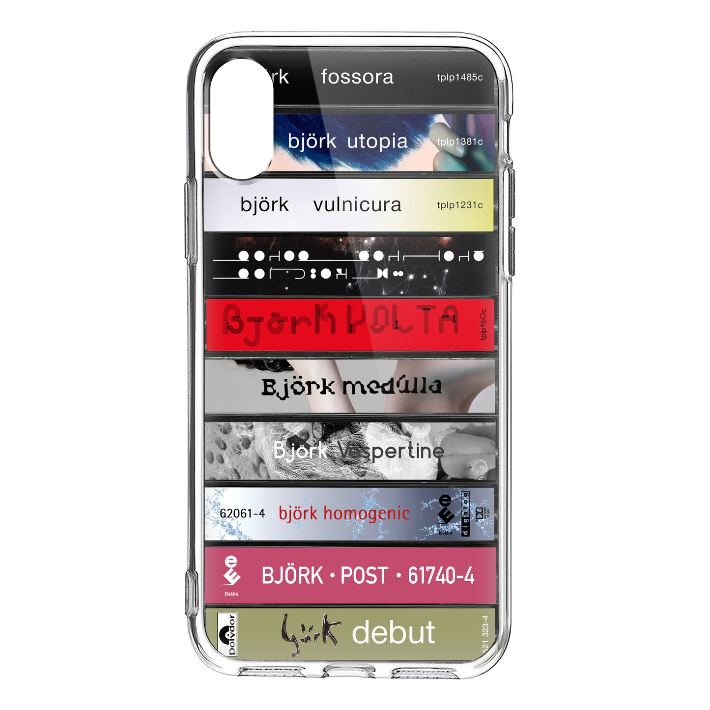 Björk Albums Cassette Collection Retro Phone Case